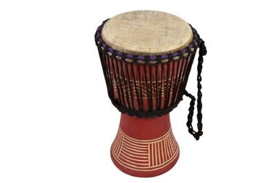 Afrykański bęben Djembe ręcznie drążony 7"