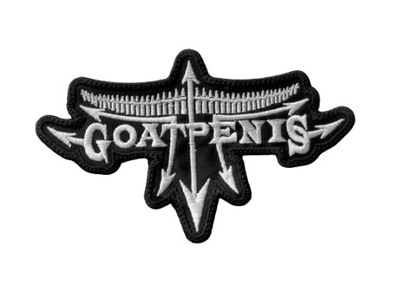 Naszywka haftowana GOATPENIS - Logo
