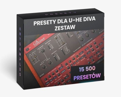 Zestaw paczek z presetami do U-he Diva | 15 500 presetów | 123 paczki