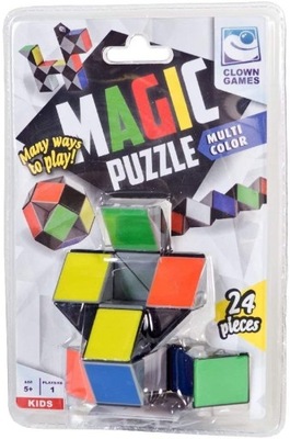 Clown Games Magic puzzle wielokolorowe 24 elementy