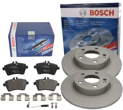 BOSCH DISCOS + ZAPATAS + SENSOR MERCEDES CLASE A W169 2004- 276X12 PARTE DELANTERA  