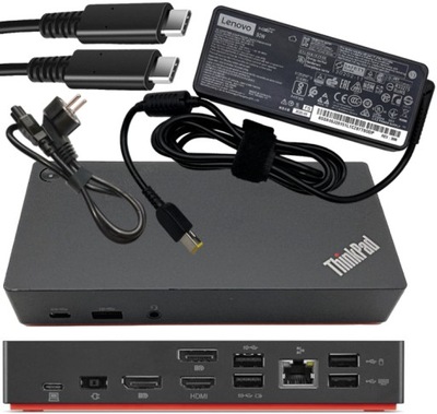 stacja dokująca Lenovo ThinkPad USB-C Dock Gen.2 40AS + zasilacz 90W HDMI