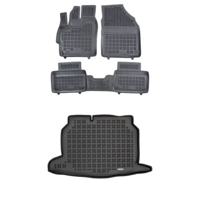 RUBBER SET MATS I MAT TOYOTA YARIS CROSS FROM 2021 UPPER USTAWIENIE R  