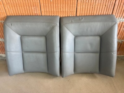 Mercedes cl c140 купе спинка заднее сиденье задний  задняя серая кожа фото №1