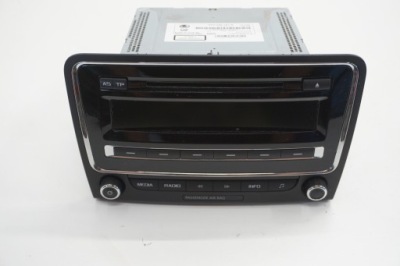 Skoda superb ii lift радио cd 3t0035161k фото №1