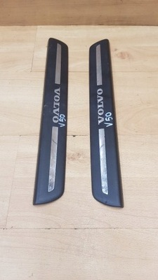 Защита накладка порог перед пара volvo v50 фото №1