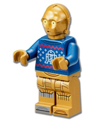 LEGO STAR WARS SW1238 C-3PO Holiday Sweater 75340