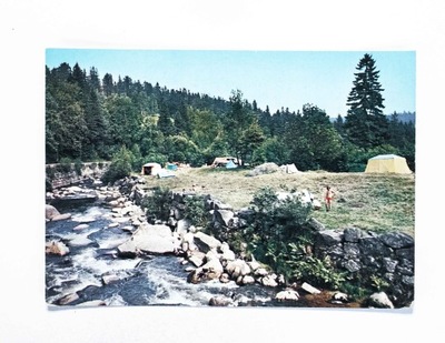 SZKLARSKA PORĘBA - CAMPING NAD POTOKIEM KAMIENNA 1972