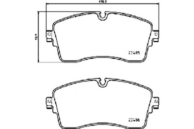 JAPANPARTS КОЛОДКИ ТОРМОЗНЫЕ PA-L14AF