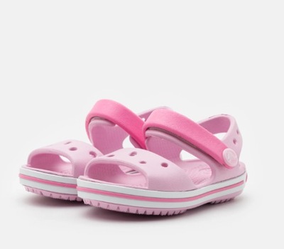 CROCS SANDAŁY DZIEWCZĘCE RÓŻOWE RZEPY 22/23 1ŻLA