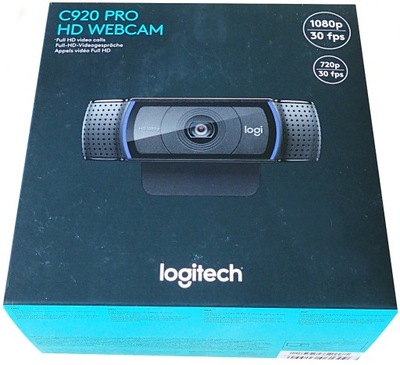 Kamera internetowa WebCam Logitech C920 HD Pro do Komputera PC Laptopa Mac