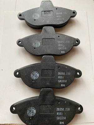 Тормозные колодки тормозные fiat scudo citroen 77362238 фото №1