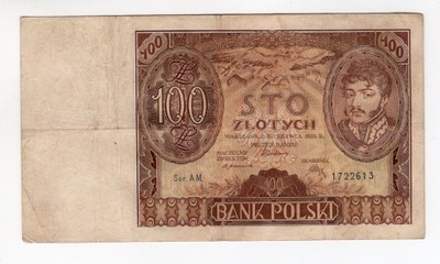 100 złotych 1932 Ser. AM.