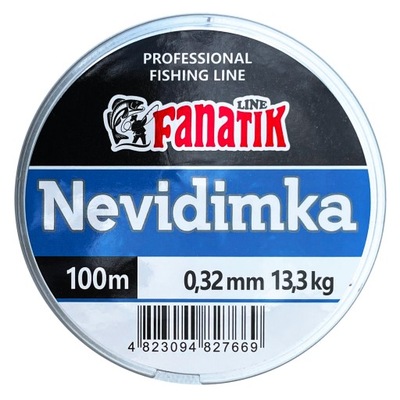 Fanatik Żyłka wędkarska Niewidzialny 100m 0.32mm