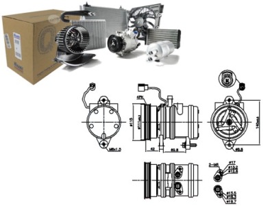 Компресор компресор кондиціонера [nissens] фото №1