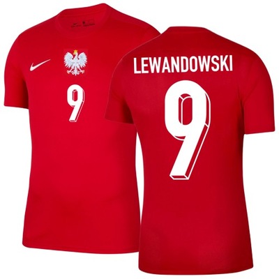 Nike koszulka POLSKA Polski męska nadruk XXL 180-188 piłkarska Lewandowski