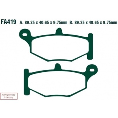 EBCFA419HH EBC TRINKELĖS HAM. MOTO. SUZUKI GSXR 1000 (07-08)/ DL 1000 V-STROM 