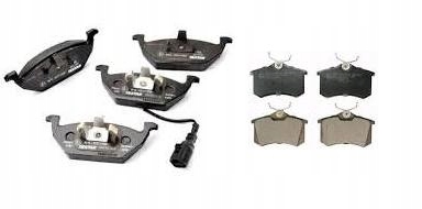 Ms гальмівні колодки перед+ задня toledo fabia octavia golf iv фото №1