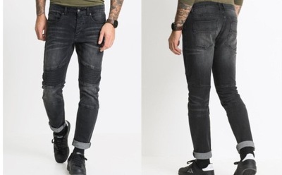 B.P.C _DYI CXV SPODNIE CZARNE JEANS _/ 34