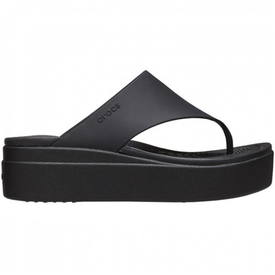 Klapki damskie Crocs Brooklyn Flip czarne 208727 001 39-40