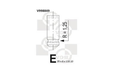 VÁLVULAS SSACE I DE ESCAPE BGA V998849 + REGALO  