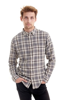 WRANGLER L/S 1PKT SHIRT GREY W57602LTN L