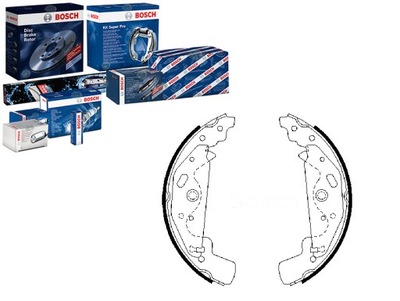 Bosch тормозные колодки ham. land rover freelander 00- фото №1