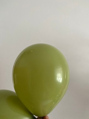 Balony 10 szt oliwkowy zielony 5cali