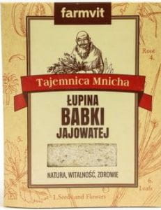 BABKA JAJOWATA Łupina babki jajowatej 150g Farmvit