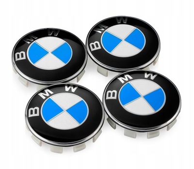 4 PIEZAS 68MM BMW LOGOTIPO TAPACUBOS KOL DE AUTOMOVILES  