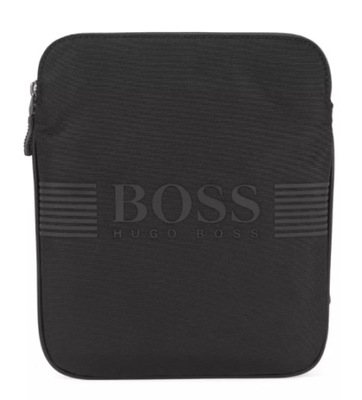 HUGO BOSS SASZETKA MĘSKA LOGO CZARNA BASIC 2KKD