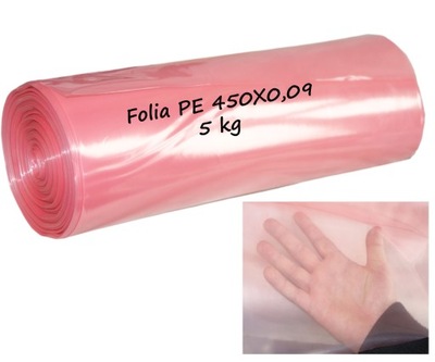 RĘKAW TUNEL FOLIOWY PE 450x0,09 45 cm / 5 kg