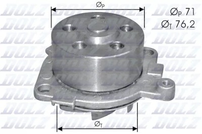 BOMBA DE AGUA ALFA ROMEO 145,146,156 1.4-2. S210 DOLZ DE BOMBA DE AGUA BOMBA WODY,  