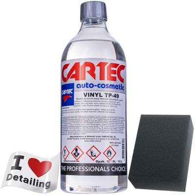 CARTEC VINYL TP-49 DRESSING ШИНИ ПЛАСТИК РЕЗИНА CZARNIDŁO ЗАПОБІЖНИК 1L