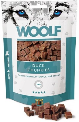 WOOLF Duck Chunkies 100g kaczka