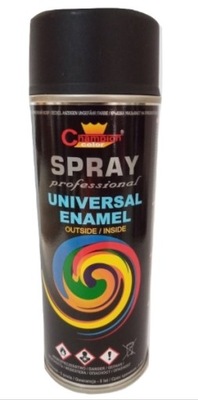 farba w sprayu RAL 9011 CZARNY MAT spray 400ml