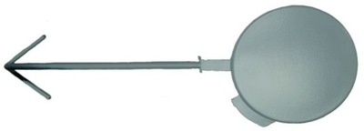 Заглушка фаркоп буксирувальний перед seat ibiza фото №1