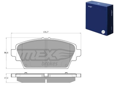 ZAPATAS DE FRENADO NISSAN PRIMERA 02-08 TOMEX BRAKES  