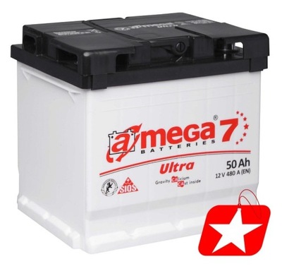 AMEGA ULTRA M7 MEGATEX 12V 50Ah 480A 