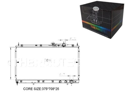 B0E31E THERMOTEC РАДИАТОР ДВИГАТЕЛЯ (МЕХАНИКА / МЕХАНИЧЕСКАЯ) ПОДХОДИТ DO: MITSUBISHI COLT IV