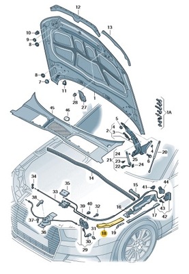 НОВЫЕ ОРИГИНАЛЬНЫЕ AUDI OE НАКЛАДКА 8W0805285A