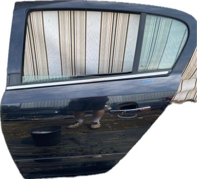 Astra h дверь левый задняя чёрные фото №1