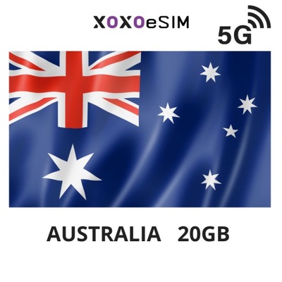 eSIM Australia 20GB / 30 dni – Internet dla podróżnych
