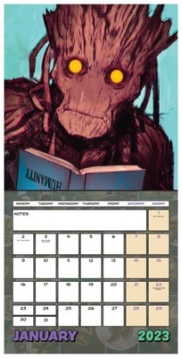 Kalendarz ścienny Guardians Of The Galaxy 2023 rok