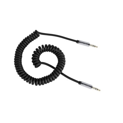 Kabel mini Jack 3,5mm AUX 1,5m KrugerMatz spirala