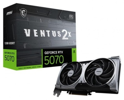 MSI GeForce RTX 5070 VENTUS 2X OC 12GB DLSS 4