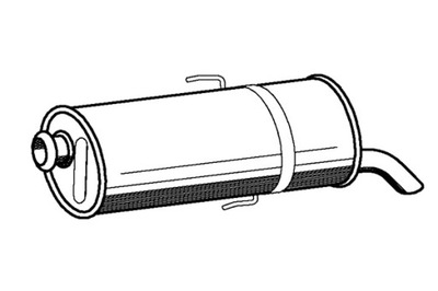 STARLINE SILENCIADOR TL TERMINAL PEUGEOT 106 1.5D CATALIZADOR 92 -04  