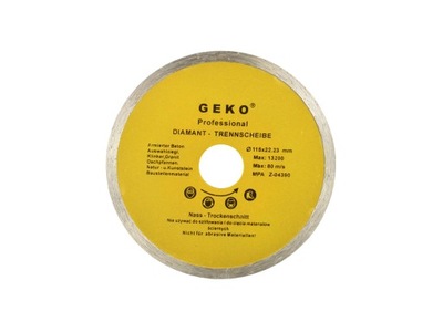 Tarcza diamentowa 115mm GEKO G00240