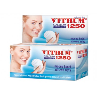 Vitrum Calcium 1250 Vitaminum D3 -120tabletek