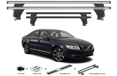 MALETERO DE TECHO ALUMINIO VOLVO S80 MODELO PRODUKOWANY DE 2006>2016  